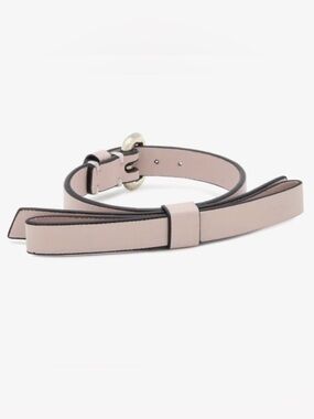 Valentino Pink Leather Bracelet with Bow